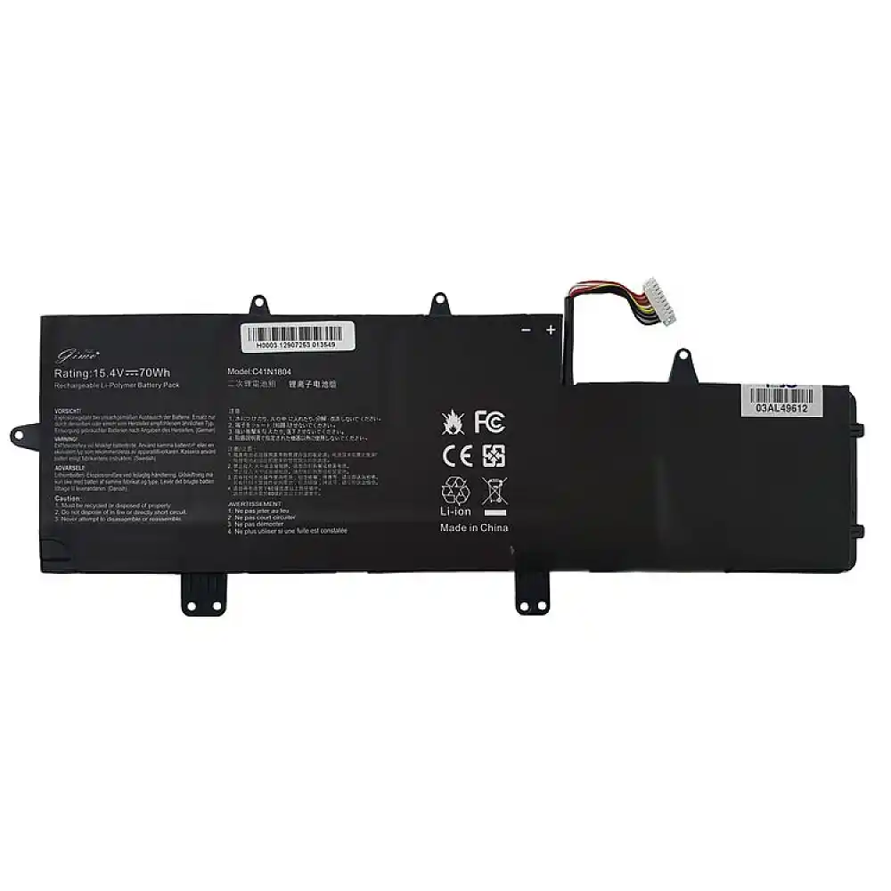 باتری لپ تاپ ایسوس ZenBook Pro 14 UX480_C41N1804 Gimo Plus مشکی داخلی 70W