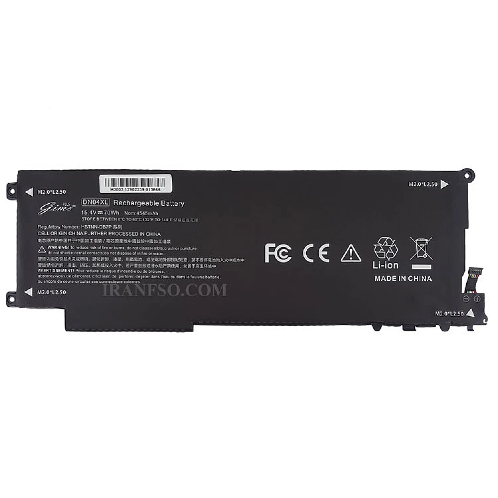 باتری لپ تاپ اچ پی ZBook X2 G4_DN04XL Gimo Plus مشکی داخلی 70W